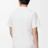 T-shirt regular fit in cotone bianco T-shirt regular fit in cotone bianco