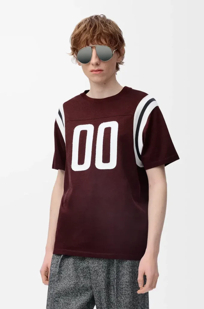 T-shirt regular fit in cotone e viscosa Borgo
