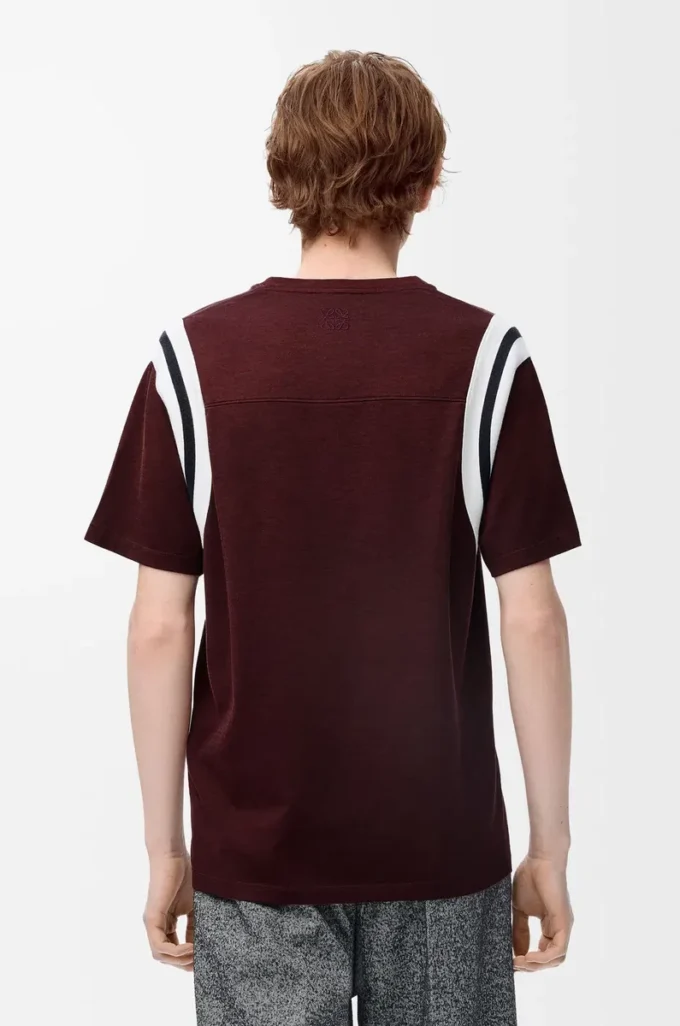 T-shirt regular fit in cotone e viscosa Borgo
