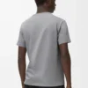 T-shirt regular fit in cotone grigio medio T-shirt regular fit in cotone grigio medio