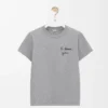 T-shirt regular fit in cotone Grigio melange