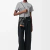 T-shirt regular fit in cotone Grigio melange T-shirt regular fit in cotone Grigio melange