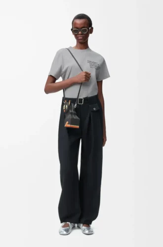T-shirt regular fit in cotone Grigio melange T-shirt regular fit in cotone Grigio melange