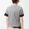 T-shirt regular fit in cotone Grigio melange