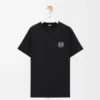 T-shirt regular fit in cotone nero