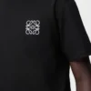 T-shirt regular fit in cotone nero
