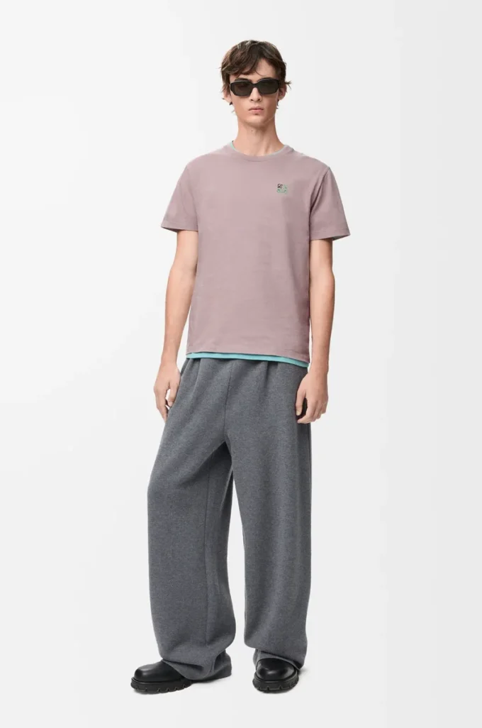 T-shirt regular fit in cotone Rosa chiaro T-shirt regular fit in cotone Rosa chiaro
