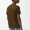 T-shirt regular fit in cotone verde kaki T-shirt regular fit in cotone verde kaki
