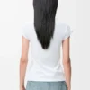 T-shirt slim fit in misto cotone Bianco