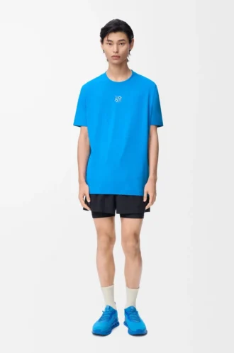 T-shirt sportiva in jersey tecnico Blu T-shirt sportiva in jersey tecnico Blu