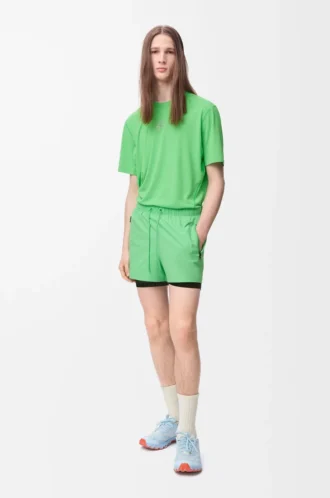 T-shirt sportiva in jersey tecnico Verde T-shirt sportiva in jersey tecnico Verde