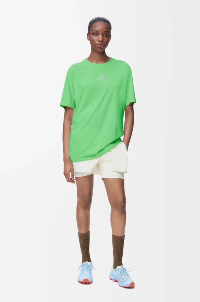 T-shirt sportiva in jersey tecnico Verde