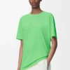 T-shirt sportiva in jersey tecnico Verde