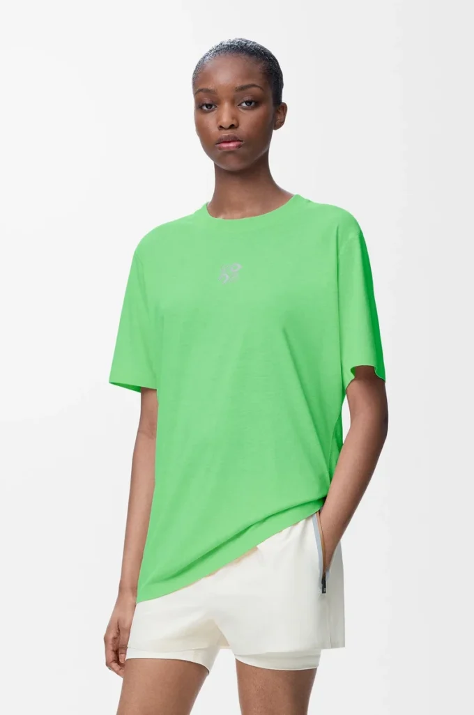 T-shirt sportiva in jersey tecnico Verde