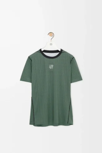 t shirt sportiva in jersey tecnico verde nero 1 330x498 - T-shirt sportiva in jersey tecnico Verde/Nero