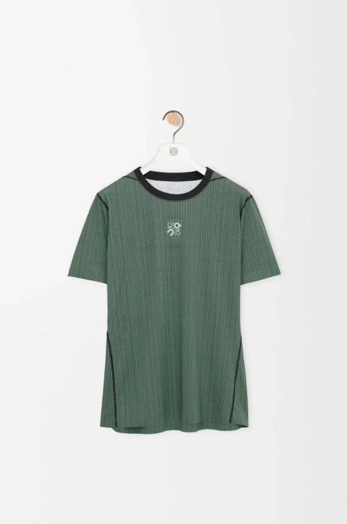 T-shirt sportiva in jersey tecnico Verde/Nero T-shirt sportiva in jersey tecnico Verde/Nero