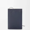 Taccuino in pelle di vitello blu navy scuro Taccuino in pelle di vitello blu navy scuro