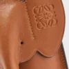 Tasca Elephant in pelle di vitello classica Tan