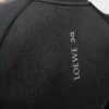 Top a maniche lunghe in jersey tecnico Nero
