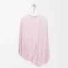 Top drappeggiato in viscosa Rosa