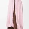 Top drappeggiato in viscosa Rosa