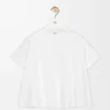 Top trapezio in misto cotone Bianco Top trapezio in misto cotone Bianco