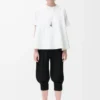 Top trapezio in misto cotone Bianco Top trapezio in misto cotone Bianco