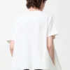 Top trapezio in misto cotone Bianco Top trapezio in misto cotone Bianco