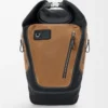 Zaino Flex roll-top in tela e pelle scamosciata Nero/Oro scuro Zaino Flex roll-top in tela e pelle scamosciata Nero/Oro scuro